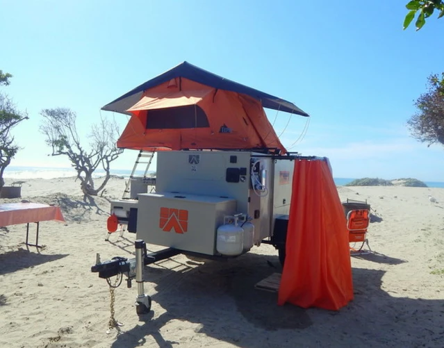 Ready for a warm shower and nap on the beach