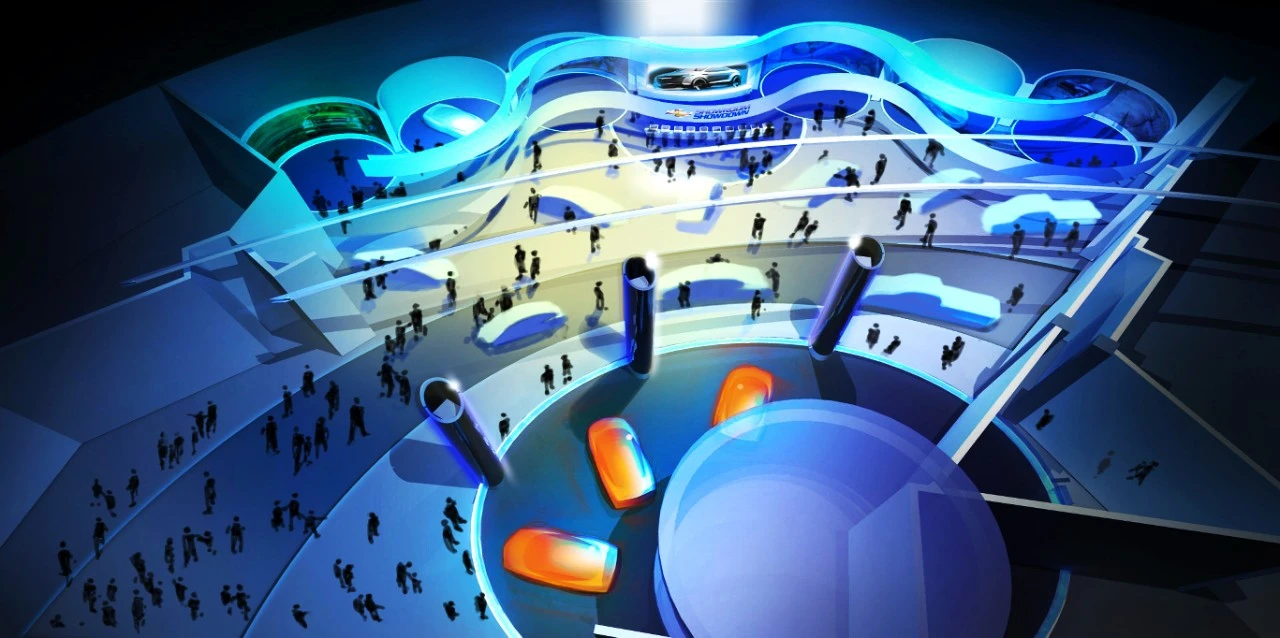 Guests will design vehicles with the help of computer hardware