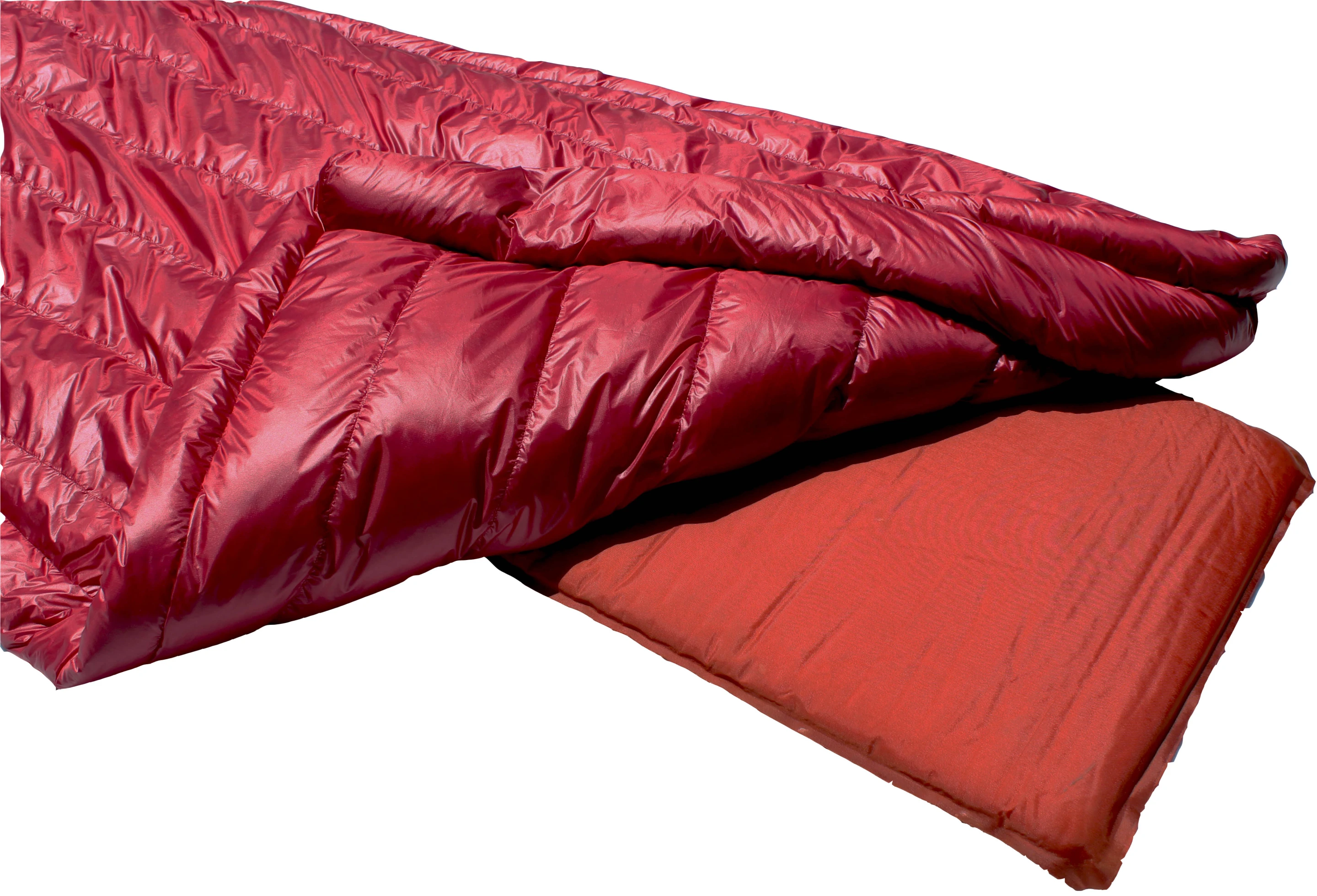 The Cloak sleeping bag has no back side or zippers