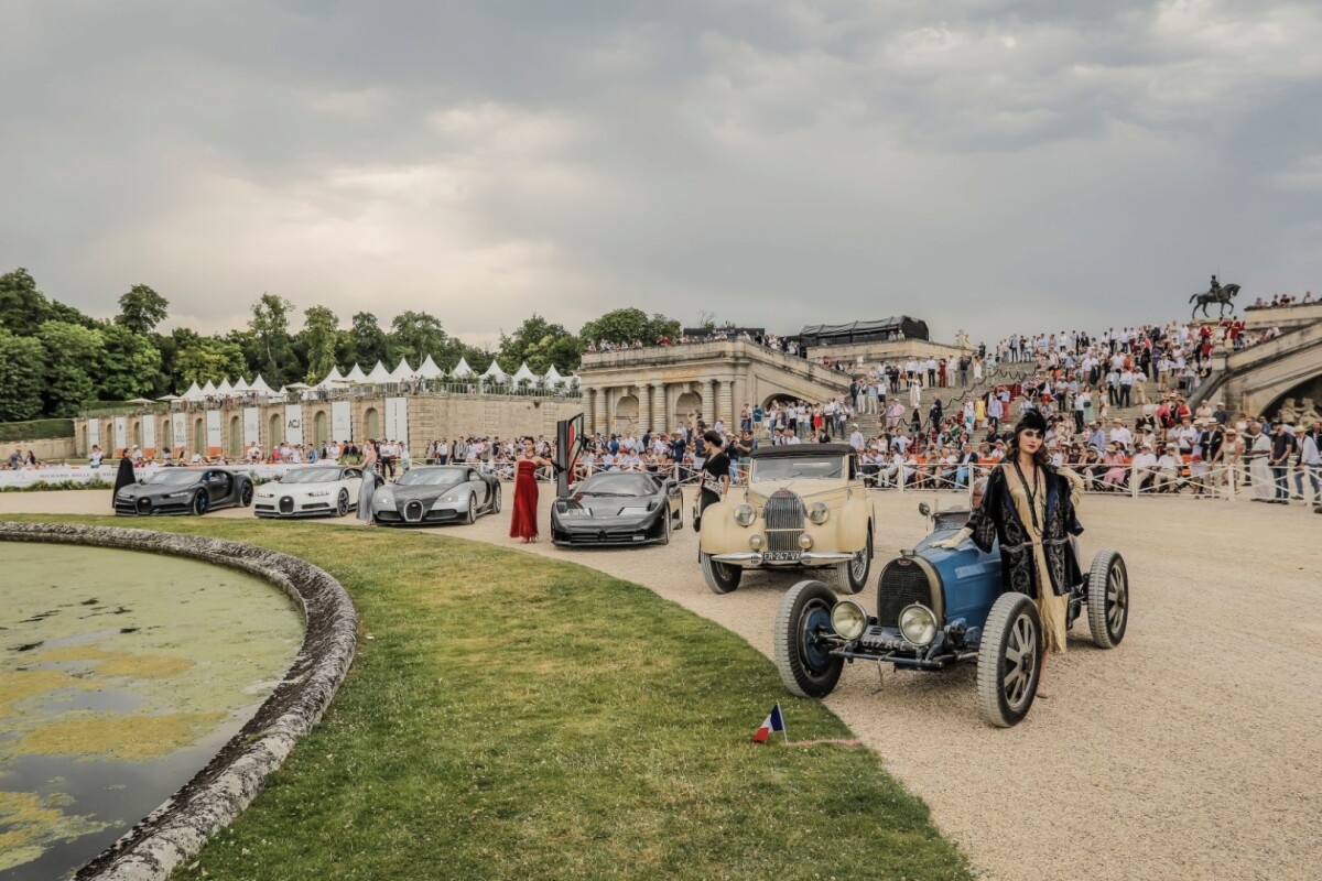 One of the many birthdays celebrated at the event was 110 years of the Bugatti marque
