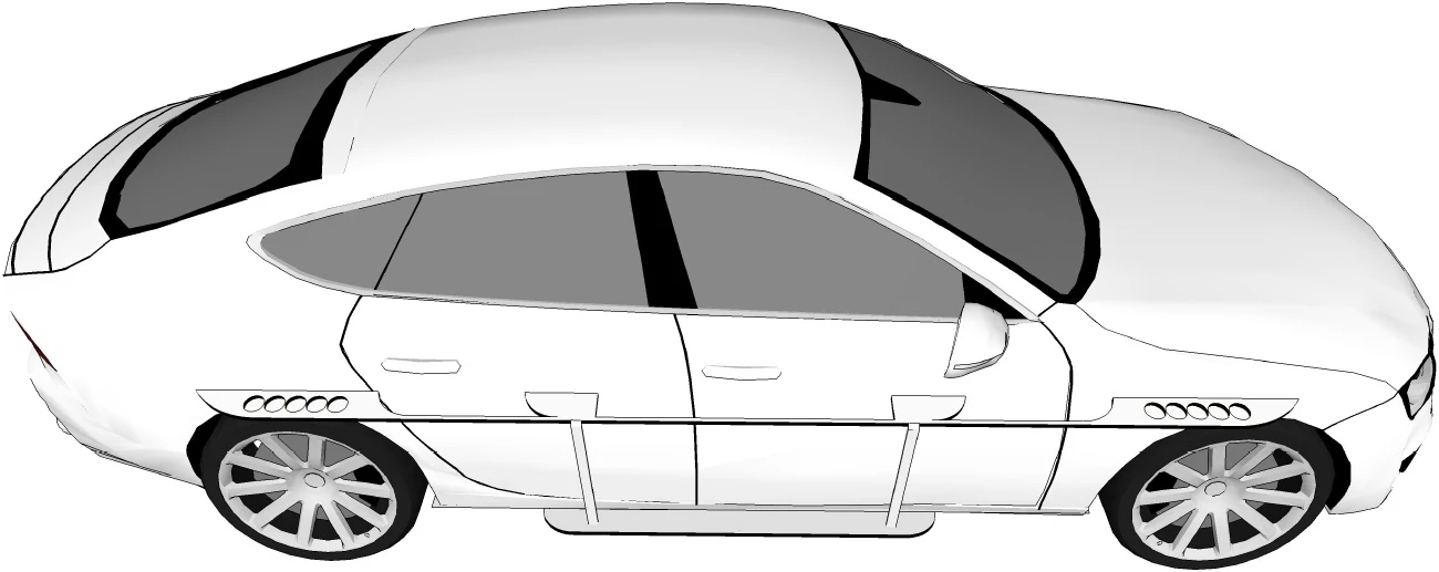 The Dent Bot bolts to the bottom of the car