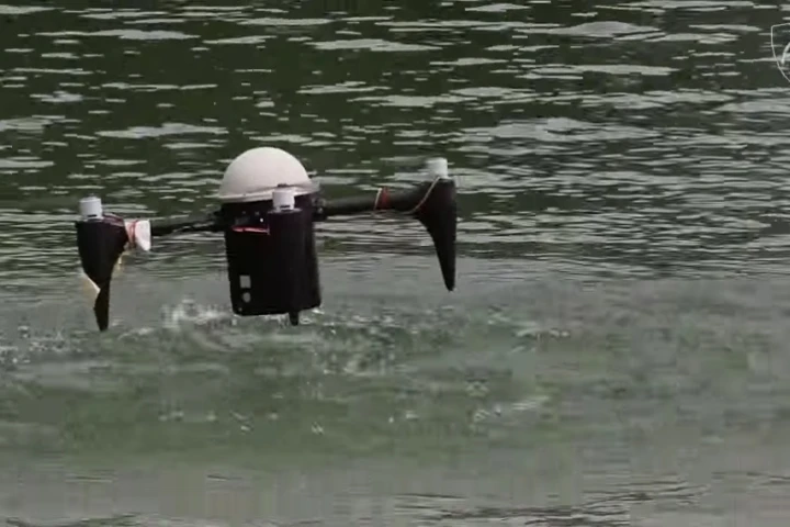 CRACUNS rises from the depths and takes to the air