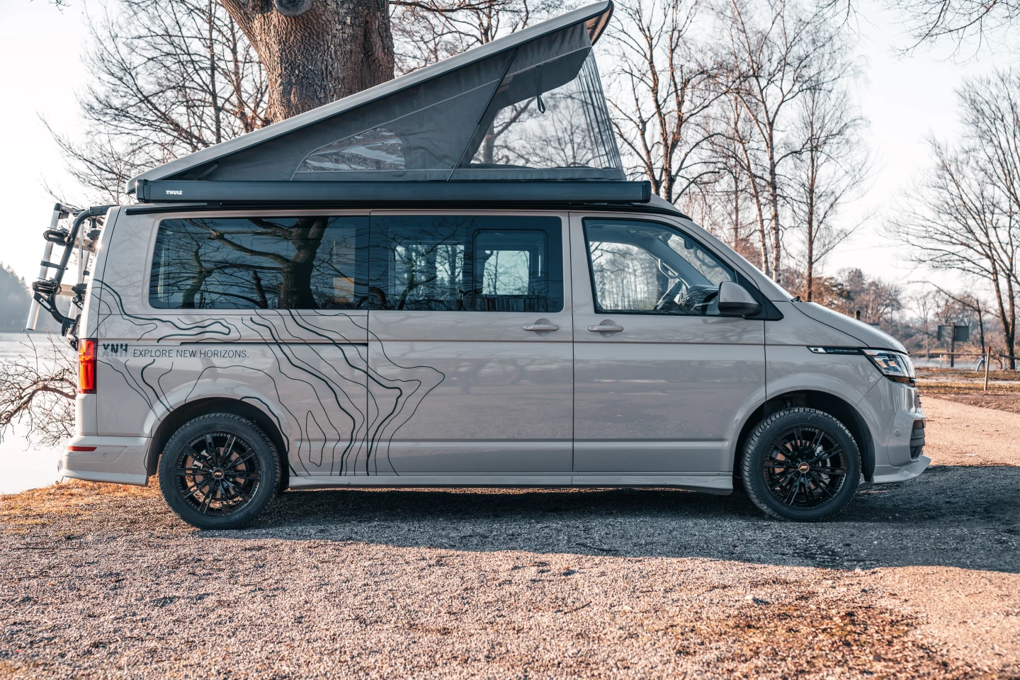 ABT builds the XNH atop a long-wheelbase T6.1 with 148-hp diesel engine and automatic transmission