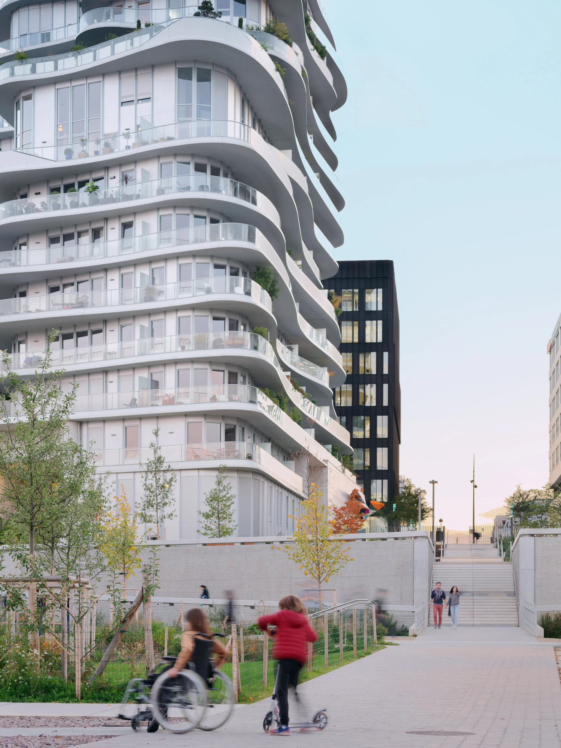 Unic consists of 13 floors, each one slightly different from the other