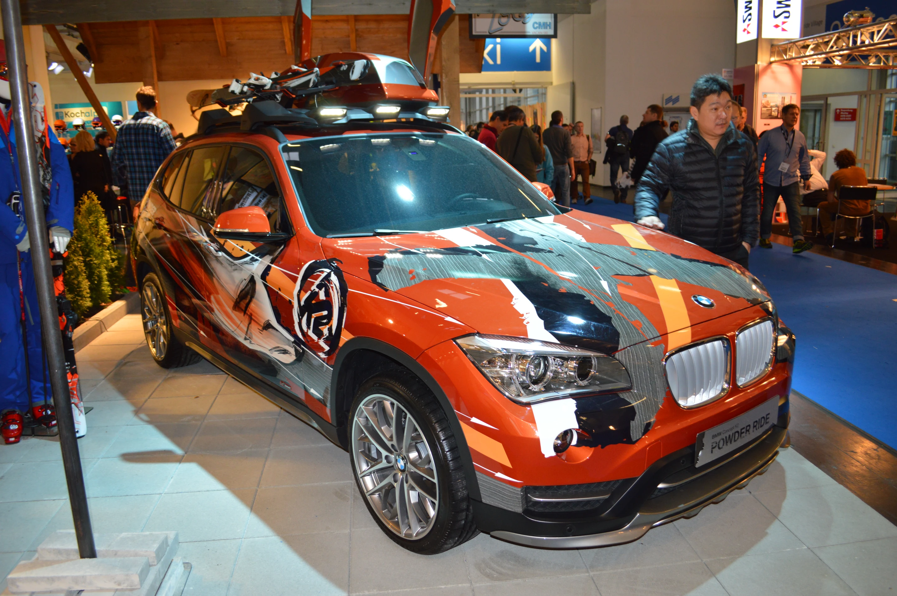BMW Concept K2 Powder Ride at ISPO Munich