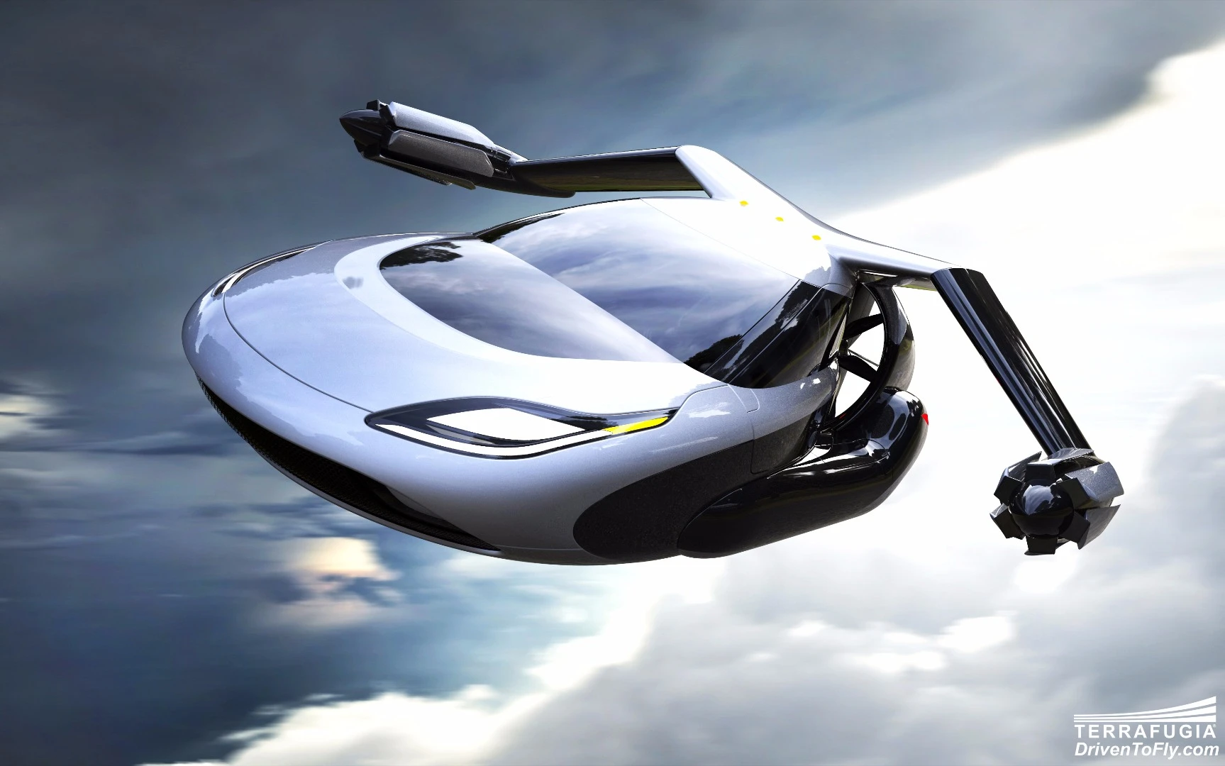 In cruise mode, the main 300 hp engine of the TF-X provides thrust and charges the batteries