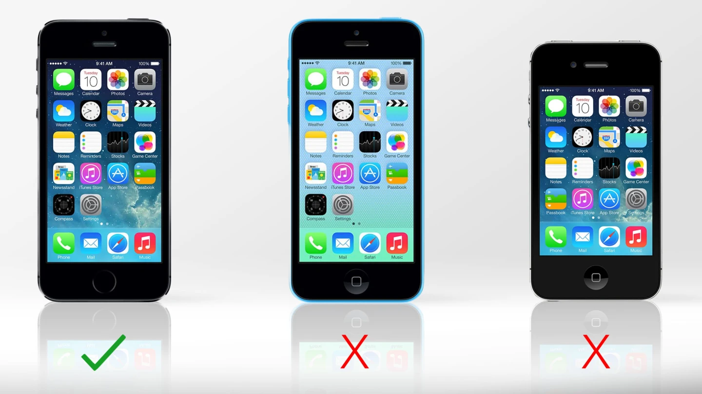 The iPhone 5s has an M7 motion coprocessor, which can let you use fitness tracking apps and accessories without sucking the life out of your phone's battery