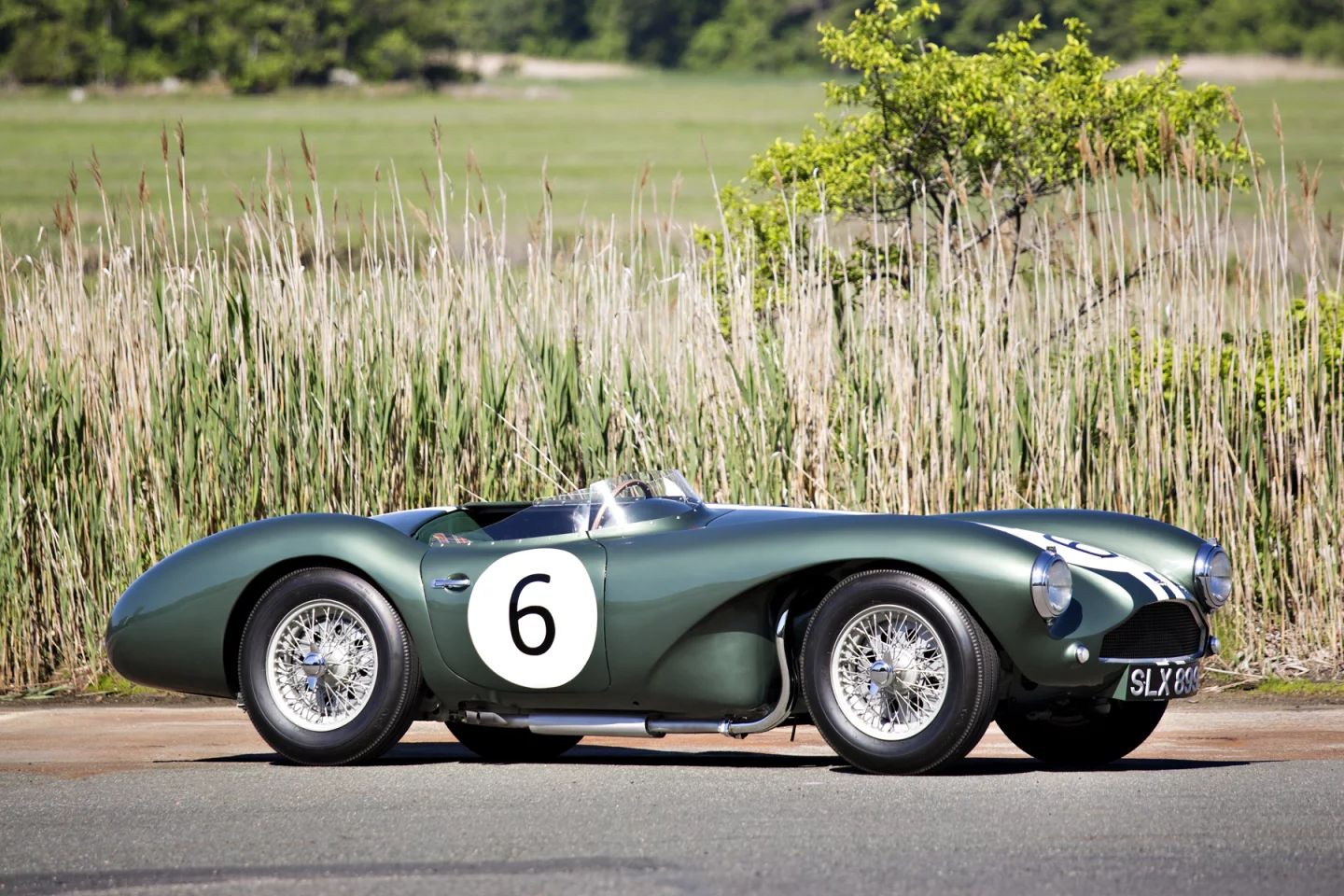 This 1955 Aston Martin DB3S was one of just 20 customer cars constructed at the Aston Martin factory race shop and was shown to the public for the first time on the Aston Martin stand at the 1955 Earls Court Motor show. Auctioneer's Estimate: US$5,000,000 - US$7,000,000. Official Auction Description and Images. Image: Brian Henniker.