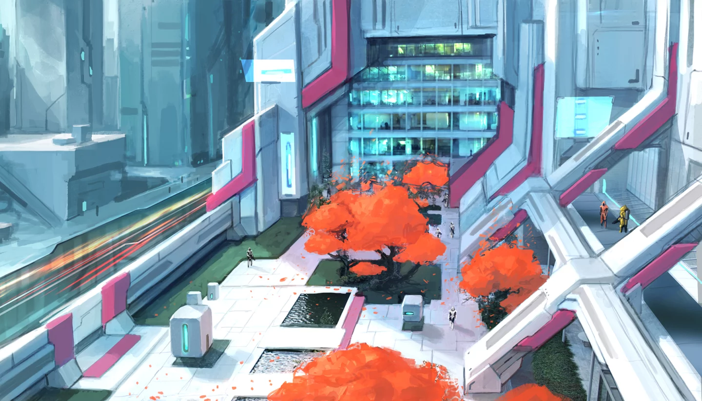 Damaged Core concept art