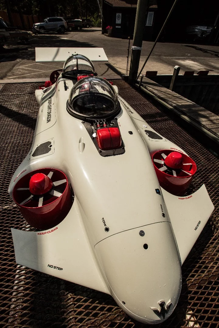 Deepflight Dragon: this personal submersible might look like the Speed Racer Mach 5, but it's actually an incredibly easy and safe sub to drive