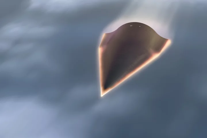 DARPA's HTV-2 hypersonic vehicle, which prematurely splashed down in the Pacific Ocean on its second test flight