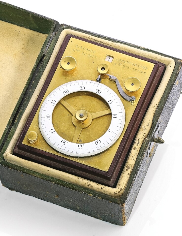 Rieussec's chronograph of 1821