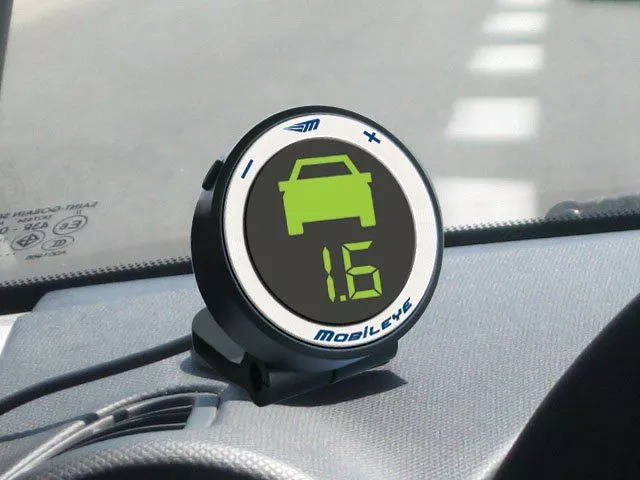 The Mobileye display unit