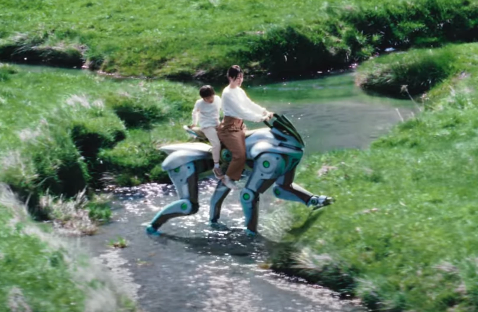 The model seemed a little unreal in video released in 2025