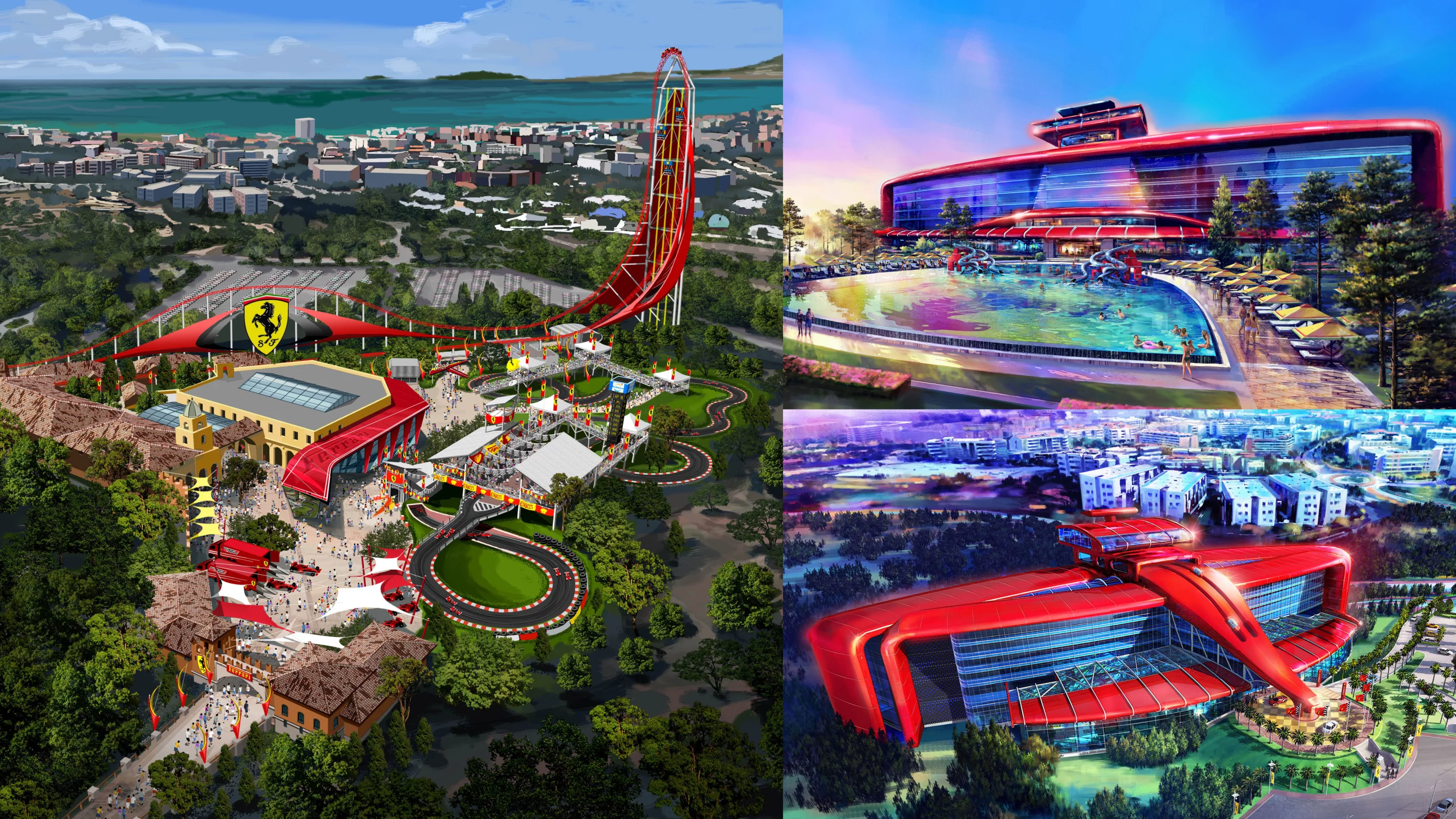 Ferrari Land is expected to open in 2016 inside the PortAventura theme park located outside Barcelona