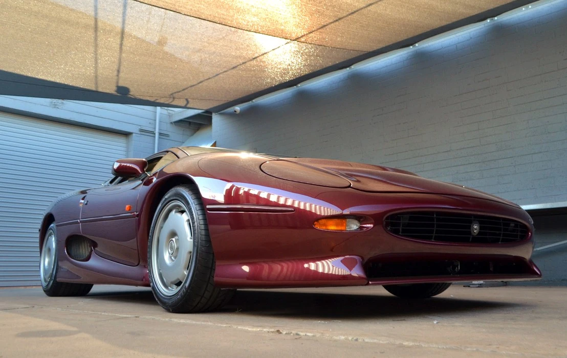The XJ220 will hit 217 mph, but was usurped by the McLaren as the world's fastest car in 1994
