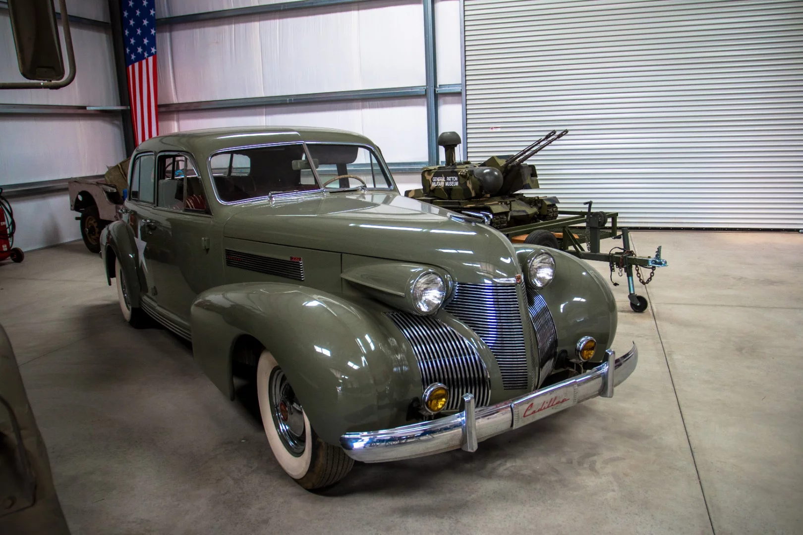 This is said to be General George S. Patton's actual Cadillac