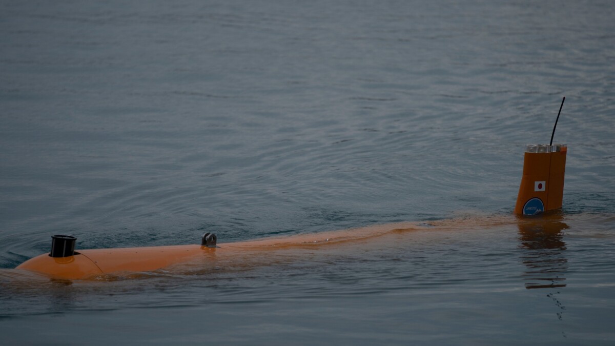 The Kuroshio team's vessel takes to the water