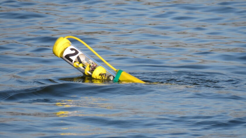 Each SwarmDiver is 75 cm (29.5 in) long, weighs 1.7 kg (3.7 lb) and looks like an unassuming, yellow plastic pipe