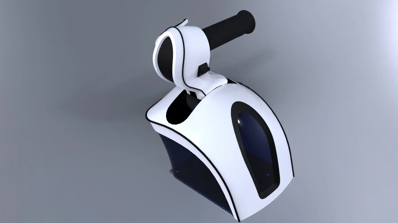 A prototype driving device allows disabled people to steer, accelerate, change gears and brake with one hand (Photo: FICOSA International S.A.)