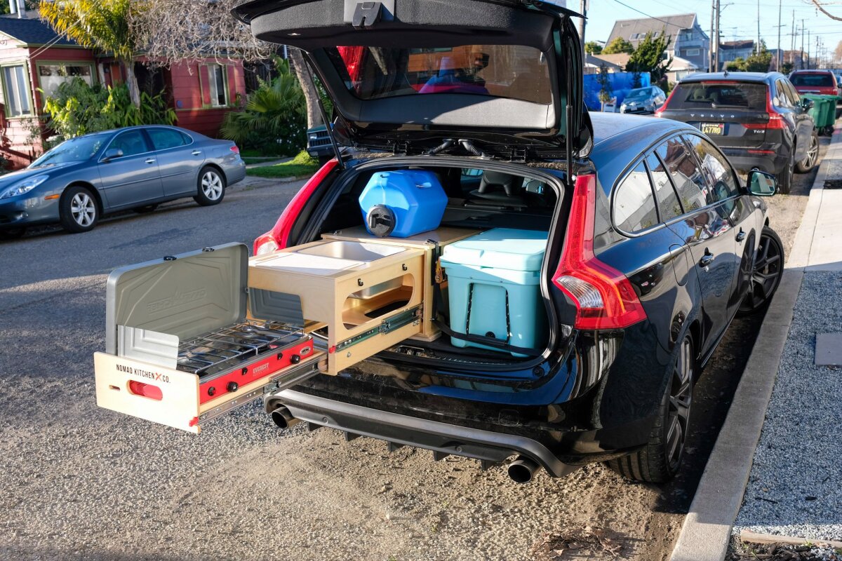 Drop a roof-top tent on the roof, and this wagon becomes a camper