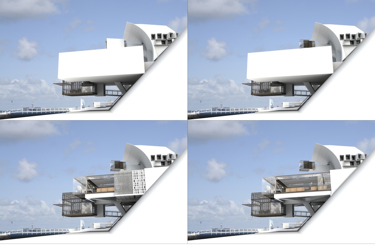 The screen layers in action