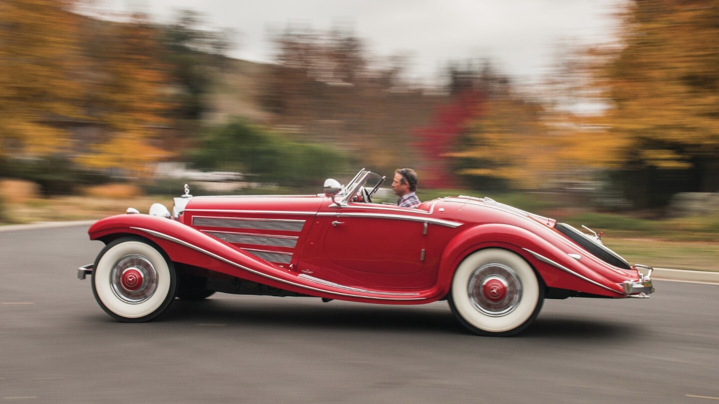 This is the car first owned by Reginald Sinclaire, the heir of Henry Purdon Sinclaire, one of the founders of Corning Glass, and is one of the earliest known examples of the 540 K extant. Reginald would have paid New York importer Mitropa Motors around $14,000, about 40 percent more than the most expensive catalog-bodied Cadillac V-16.
