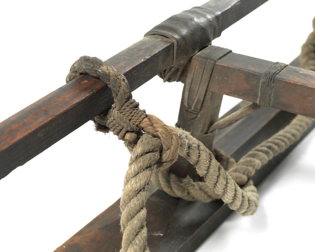The sledge is made of hickory