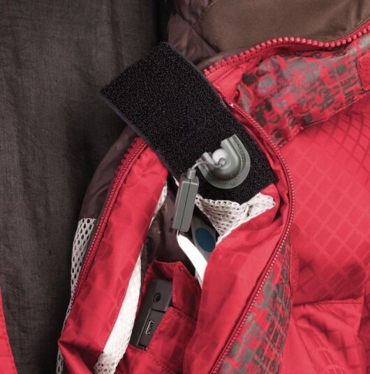 Bluetoothenabled Audex jacket with inbuilt speakers