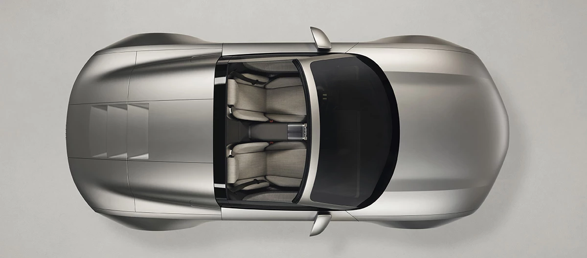 The Concept C gets a retractable hardtop, which means you can enjoy it with the roof off at the push of a button