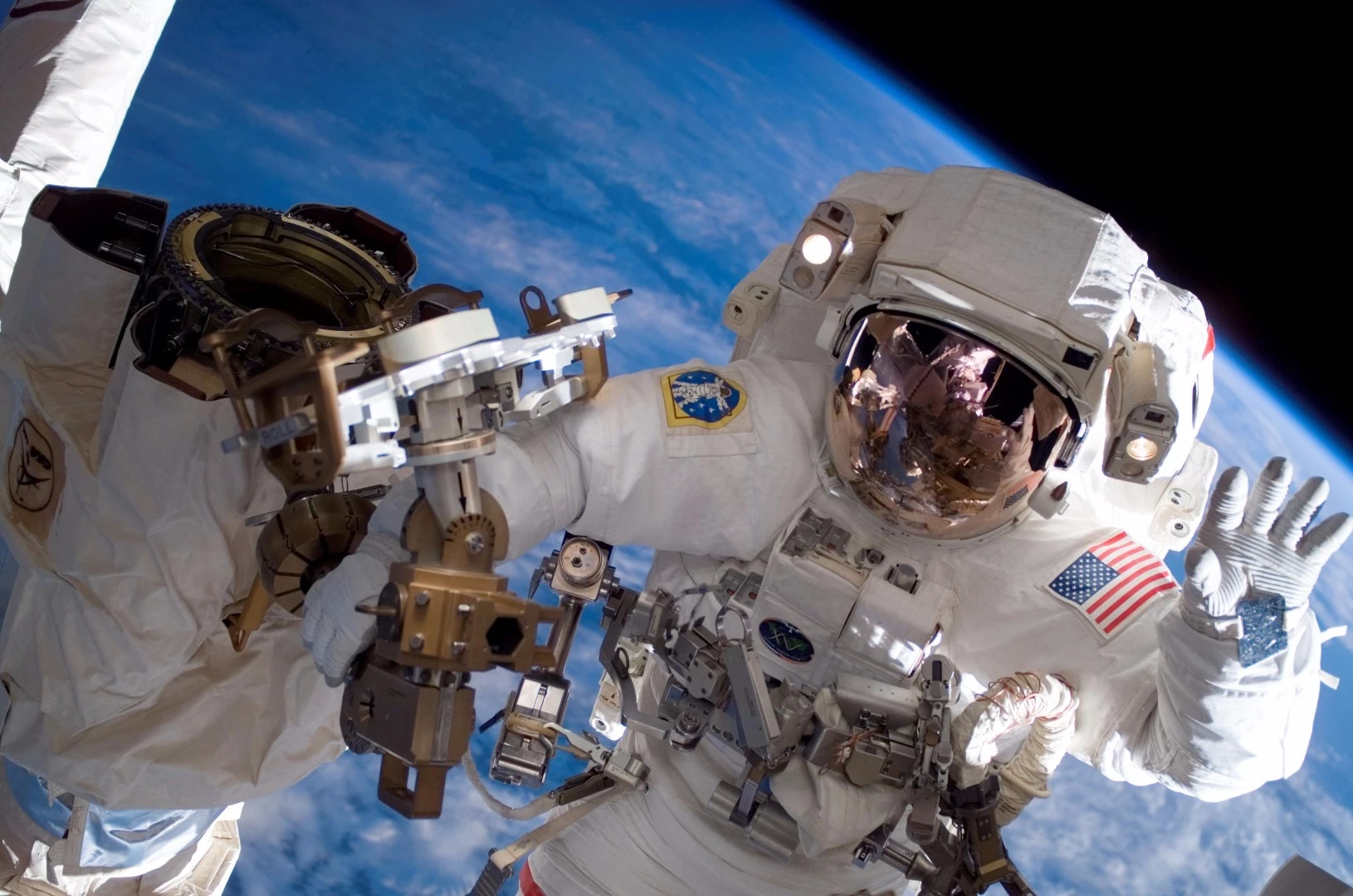 EMU on a spacewalk