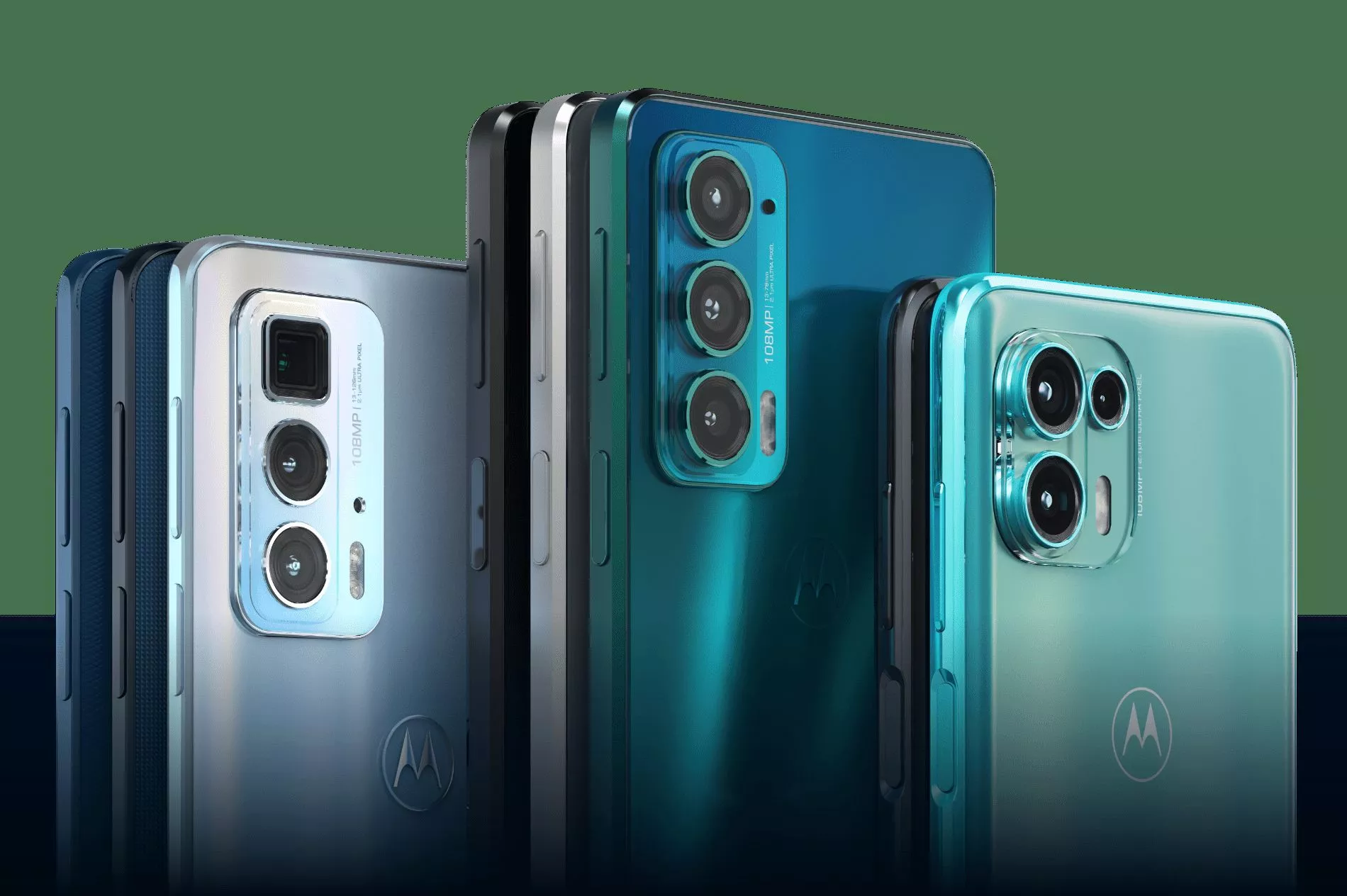 All three Motorola edge additions sport a 108-megapixel main camera module
