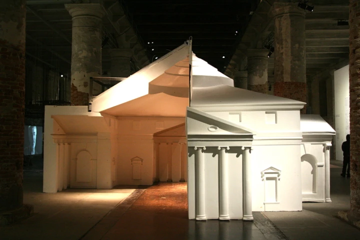 An exhibit by FAT Architecture, at the 13th International Architecture Exhibition of la Biennale di Venezia (Photo: Bridget Borgobello)