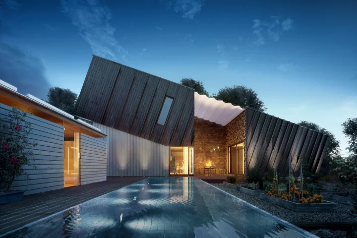 The ZEB Pilot House was completed earlier this month (Image: EVE)