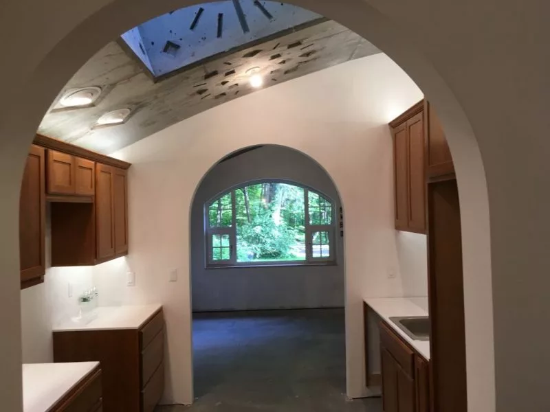 Hobbit Hollow seems a lot lighter inside than you'd expect for a home of its type