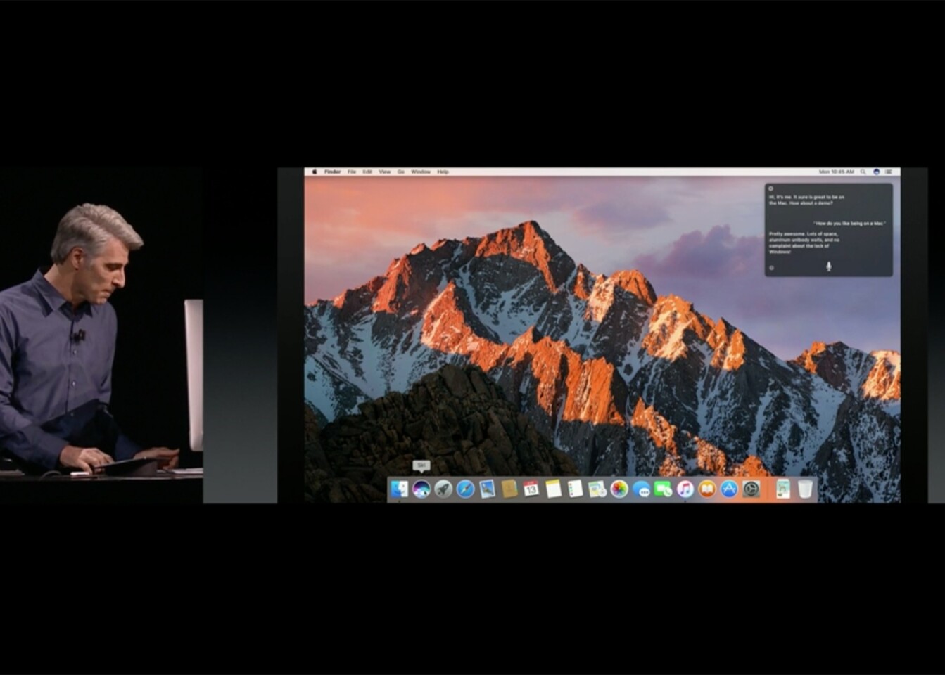 You can use Siri to find files, search the web, control applications and more