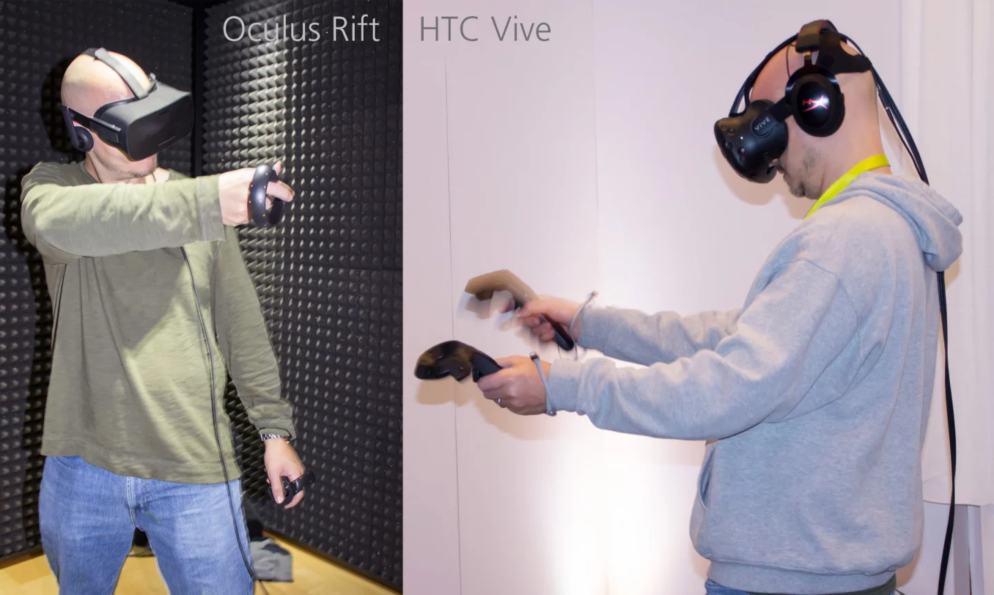 Our latest demos of the Oculus Rift and HTC Vive