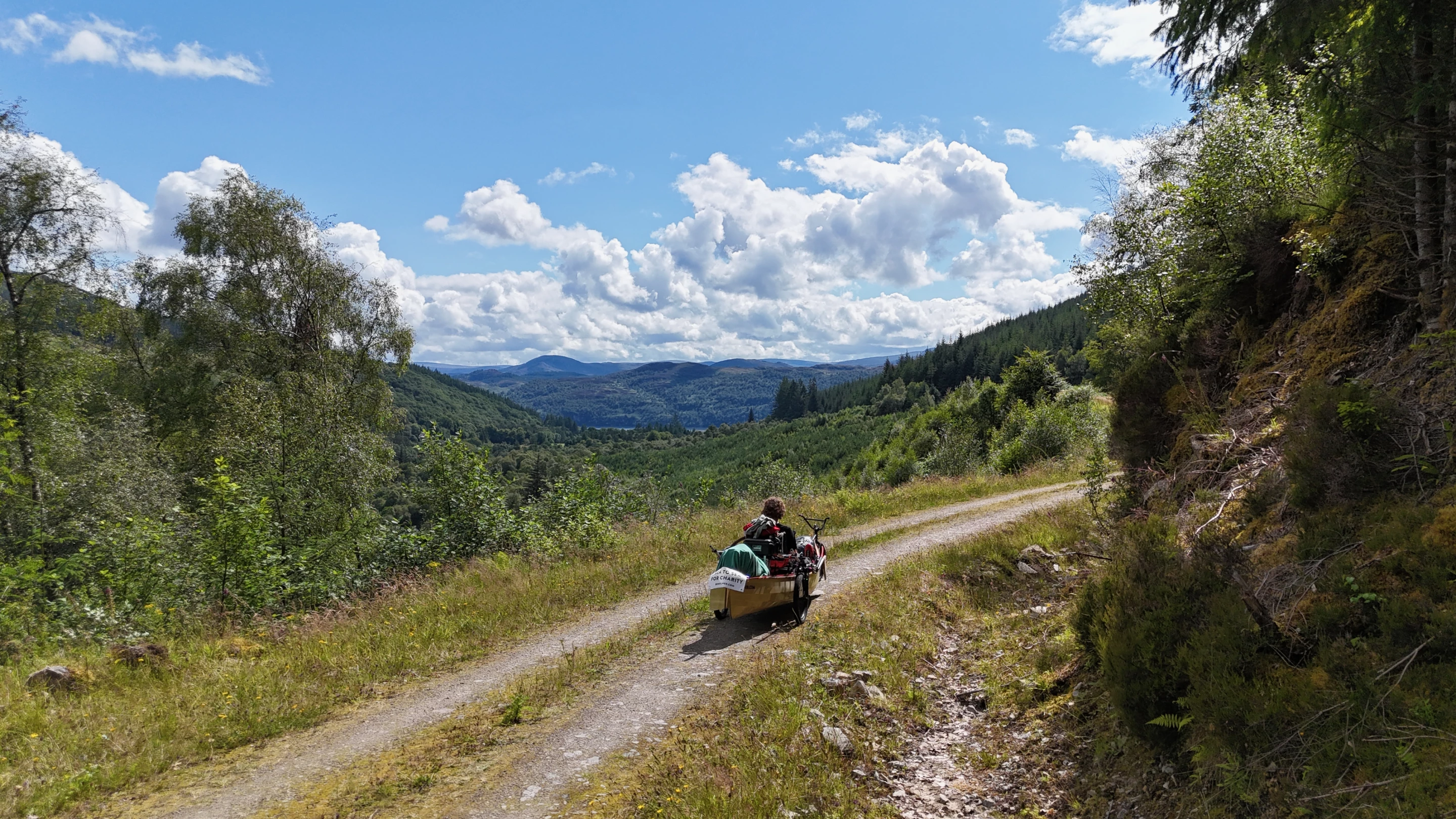 Hill-climbing proved to be a particularly arduous aspect of the trip