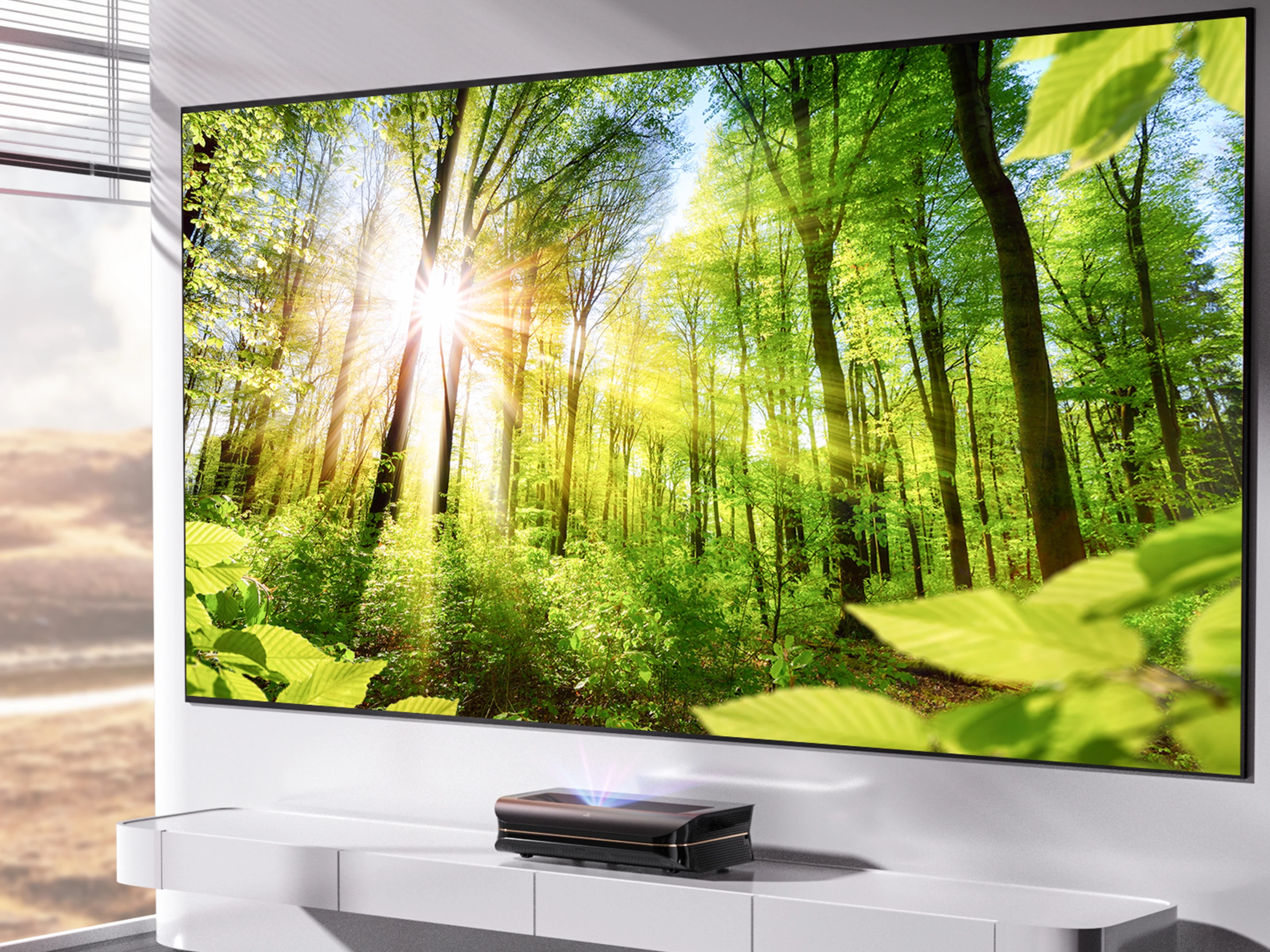 The LTV-3500 Pro (shown) puts out 3,500 lumens, while the LTV-3000 Pro manages 3,000 lumens