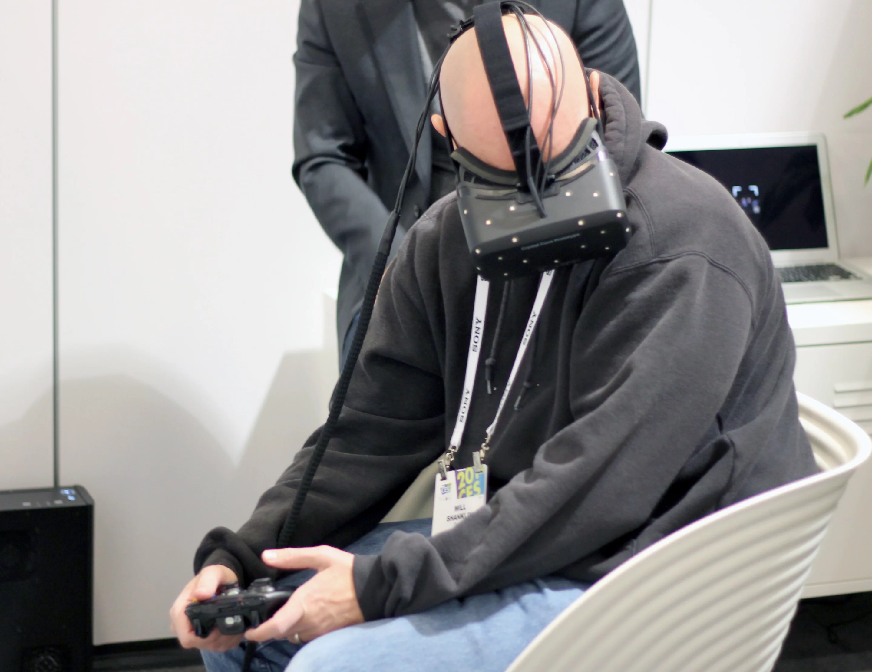 This is what you see, but in my world, I'm looking down at my cockpit's control panel