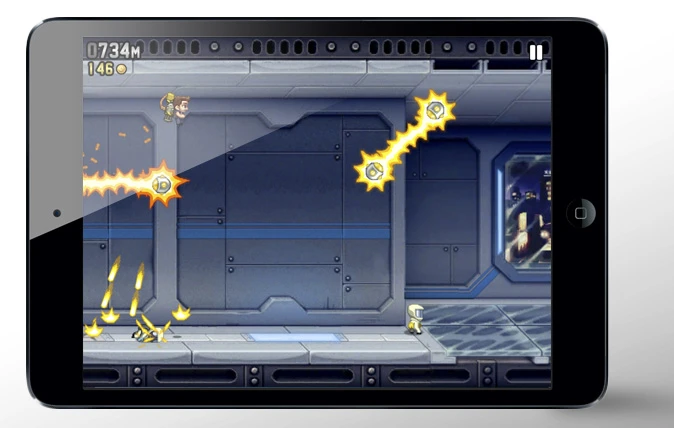 Jetpack Joyride delivers retro arcade fun