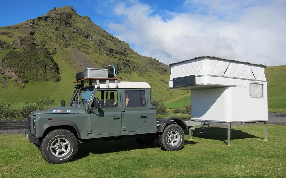 The Marq can be set up as a standalone camper