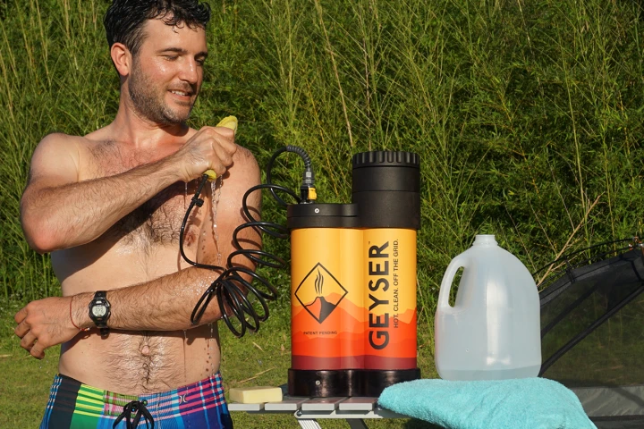 The Geyser System in use