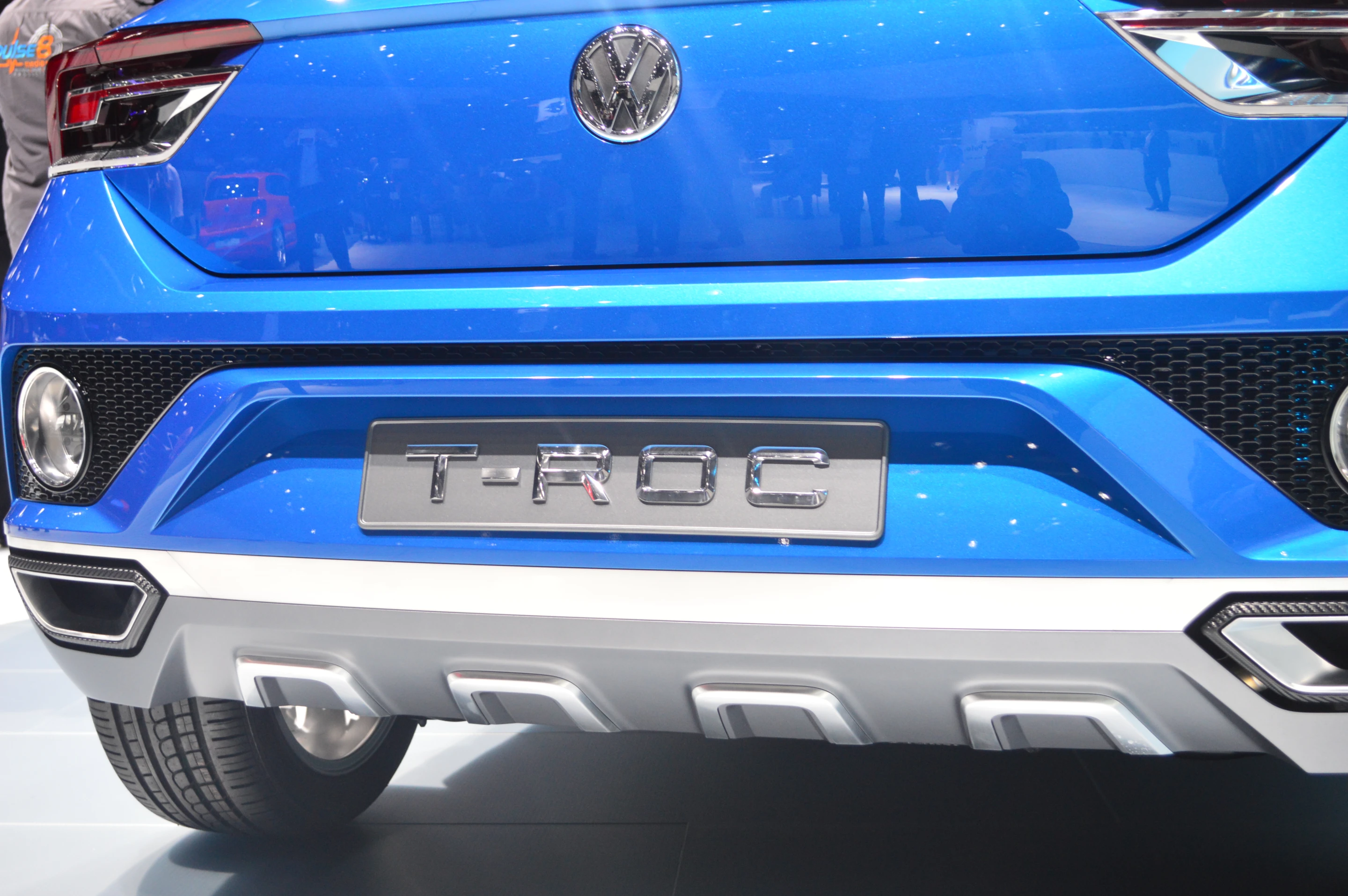 Volkswagen's T-ROC concept SUV, at the Geneva Motor Show