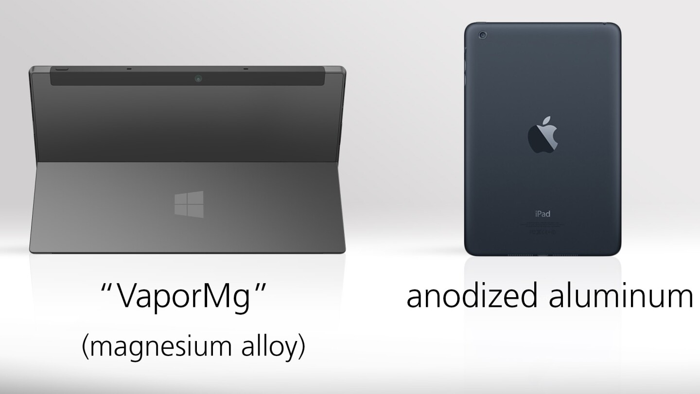 Both tablets are tightly constructed, and made of relatively high-end materials