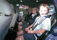 The Multimac four-seater child seat transforms the back seat of your car into a mini-bus