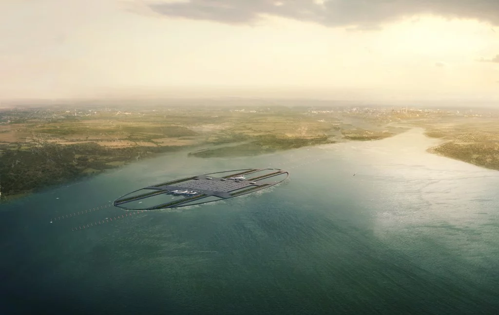 The London Britannia Airport would be situated in the Thames Estuary