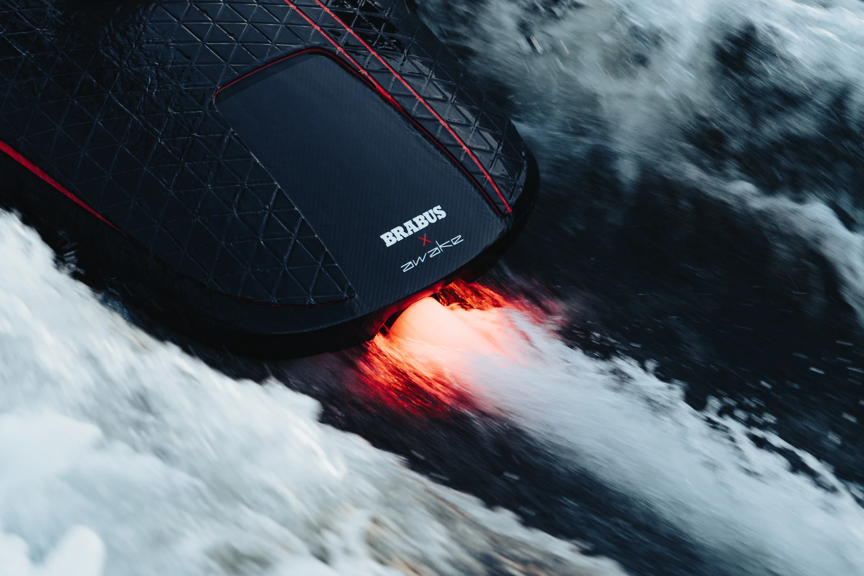 The updated linear propulsion system gains "fierce" red lighting to give the electric board a fire-spitting look