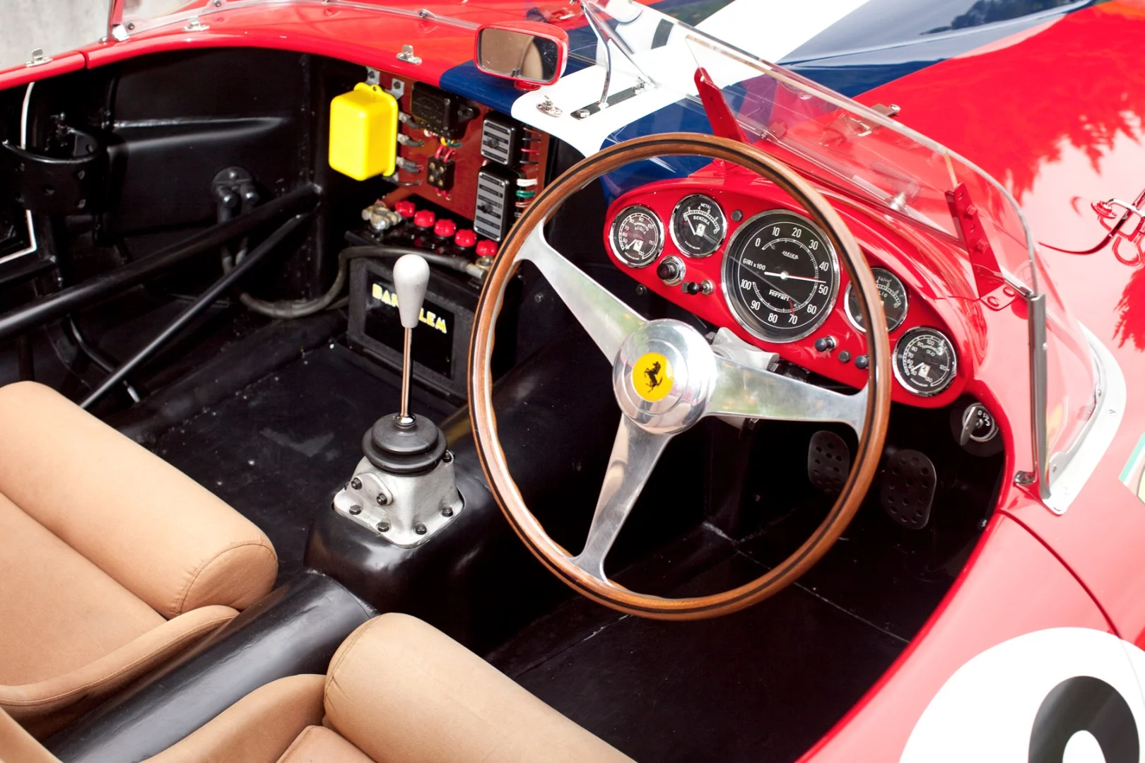 Behind the wheel of the Ferrari 250 Testa Rossa