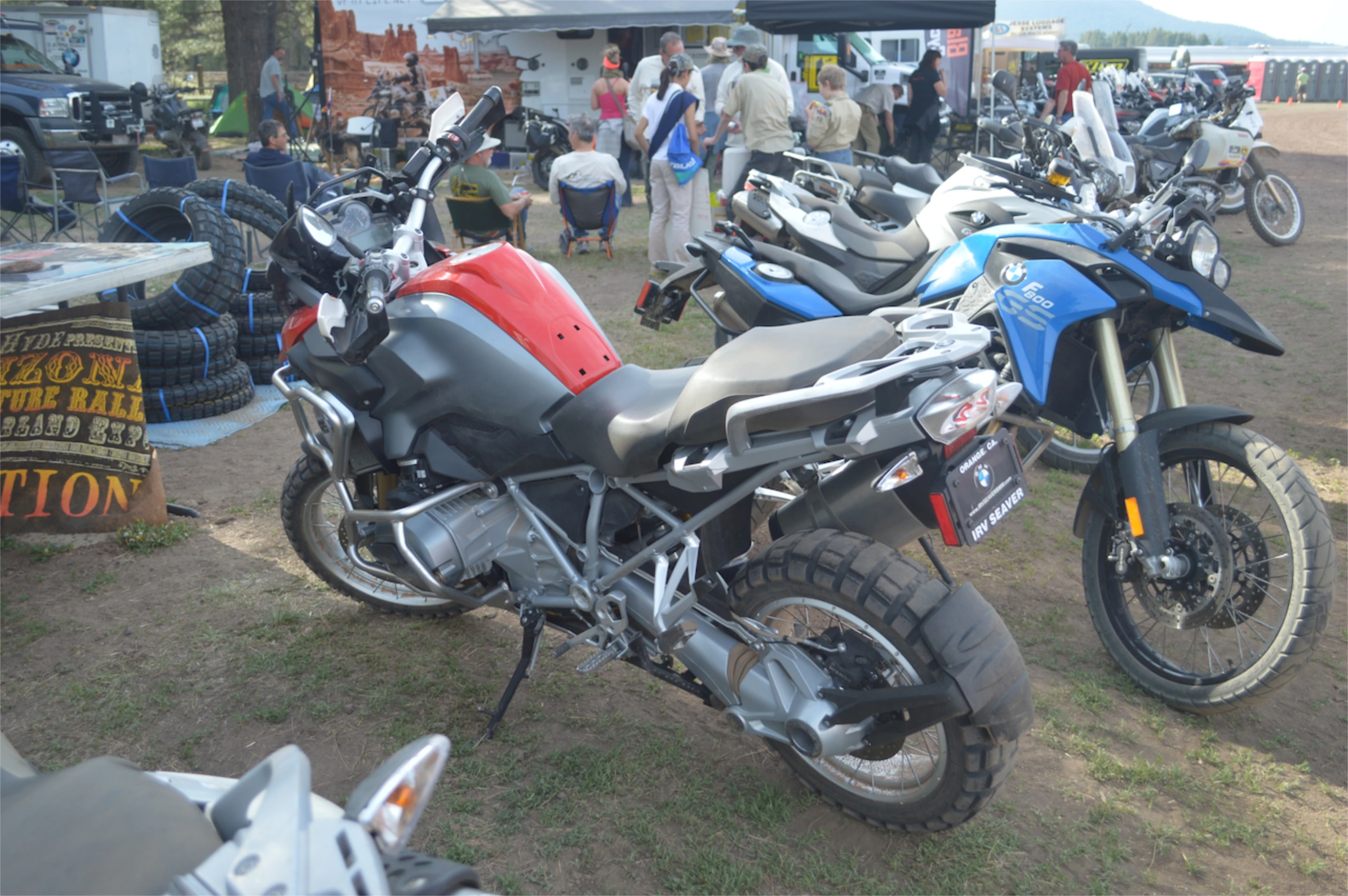 Motorcycle Village at Overland Expo 2014